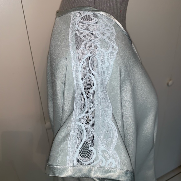 Original Doria Mint Lace Blouse - Picture 3 of 6
